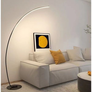 铝制卧室书房发光二极管落地灯站立床边亚克力棒照明个性创意沙发装饰落地灯 - Product Image 3