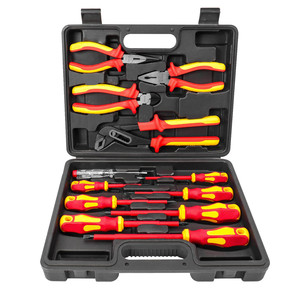 ชุดไขควงและคีมฉนวนกันไฟฟ้า 1000V แบบแม่เหล็ก สำหรับช่างไฟฟ้า - Product Image 1