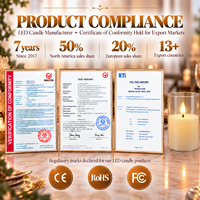 Lot de 3 bougies LED sans flamme réalistes, avec télécommande et minuterie, couvercle en verre transparent, effet scintillant, alimentées par piles, pour Noël, mariages, maison