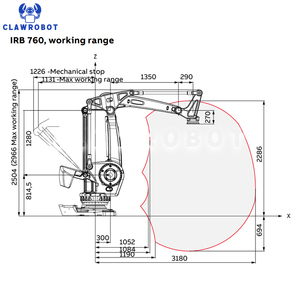 <b>Palletizing</b> Robot Packaging Robot ABB 4-Axis 450kg Material Handling Cobot arm Industrial Robot Palletizer Depalletizer - Product Image 2