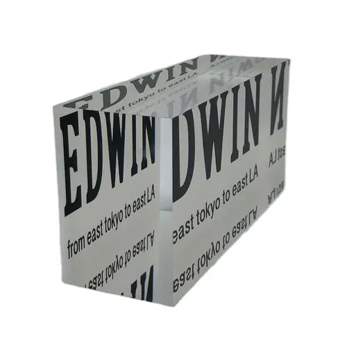 Factory wholesale customized logo printing clear small solid display acrylic block cheaper acrylic block