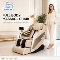 Fauteuil de massage Shiatsu 4D à gravité zéro pour usage domestique, avec massage des pieds, de haute qualité et à prix abordable, vente en gros par l'usine Leercon