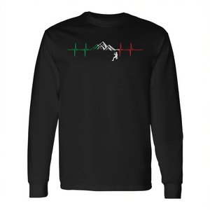 T-shirt à manches longues pour alpiniste italien, grimpeur sur rocher, Heartbeat Mountaineering - Product Image 2