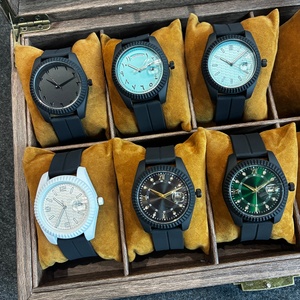 New Trend Men's Arabic Digital Watch <b>Magnetic</b> Buckle Silicone Strap Waterproof Men's Watch Wholesale - Product Image 6