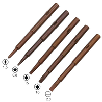 Juego de Destornilladores 5 en 1, Kit de Herramientas Multifuncional para Reparación de Teléfonos Móviles, Mini Destornilladores de Precisión para Celular