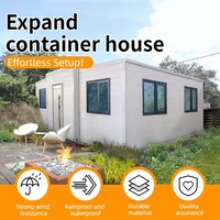 Maison conteneur modulaire préfabriquée extensible de haute qualité 20ft 40ft, design moderne, pour chambre, appartement, bureau