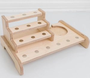 Caja organizadora de madera Tonies, estante de almacenamiento de <span class=keywords><strong>escalera</strong></span> de 3 escalones, Toniebox magnético para estante de almacenamiento de escritorio, personajes Tonies - Product Image 6