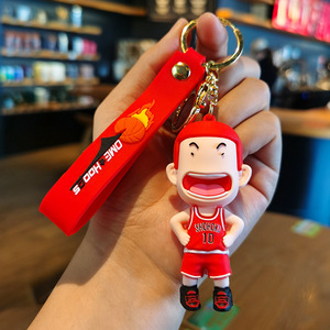 พวงกุญแจอนิเมะ <span class=keywords><strong>Slam</strong></span> <span class=keywords><strong>Dunk</strong></span> พวงกุญแจมาสเตอร์ ซากุรางิ ฟลาวเวอร์ เวย์ รุคาวะ เมเปิ้ล สเตอริโอ ตุ๊กตาห้อยรถ ซิลิโคนน่ารัก สไตล์สร้างสรรค์ - Product Image 3