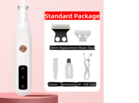 Tondeuse pour animaux de compagnie Snowspaws, coupe-poils pour pattes de chat, matériau ABS, affichage numérique, lavage complet du corps, faible vibration, écologique, sans irritation cutanée