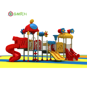 Divertido Parque Infantil Comunitario al Aire Libre con Tobogán para Niños, Zona de Juegos para Desarrollar Habilidades Sociales y Tiempos Felices - Product Image 4