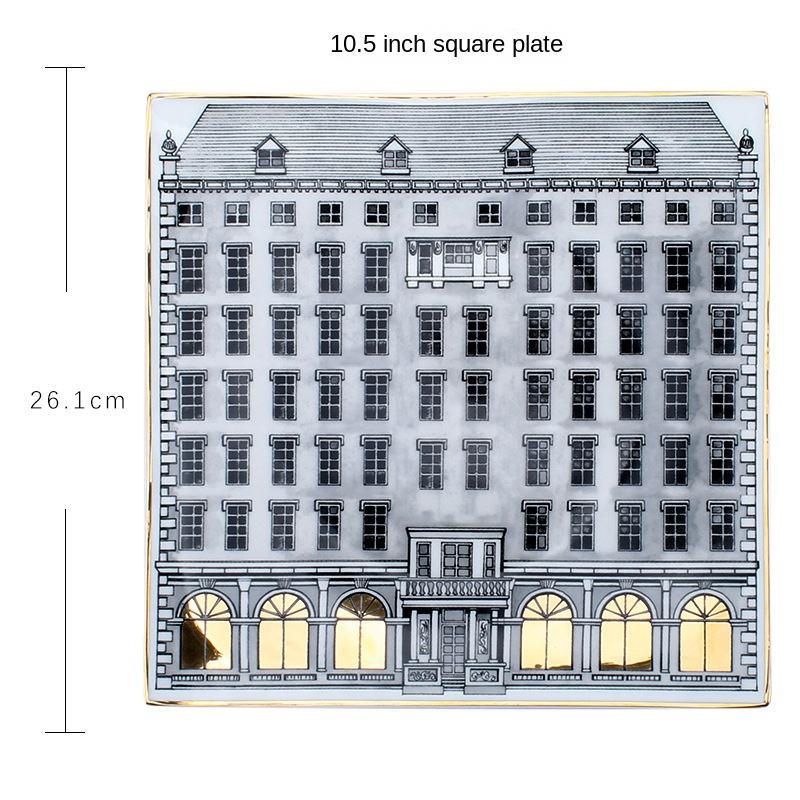 สีขาว 10.5 นิ้ว