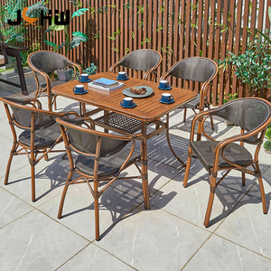 <span class=keywords><strong>Ensemble</strong></span> de salle à manger moderne en aluminium, 5 pièces, bistro, café, patio, mobilier d'extérieur, <span class=keywords><strong>table</strong></span> <span class=keywords><strong>et</strong></span> <span class=keywords><strong>chaises</strong></span>, ensembles de <span class=keywords><strong>jardin</strong></span> - Product Image 4