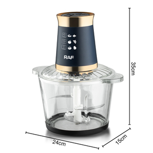 <span class=keywords><strong>En</strong></span> vente Cuisine 4 lames à deux niveaux 3L Bol <span class=keywords><strong>en</strong></span> verre Hachoir électrique Mini hachoir à viande Fufu Machine <span class=keywords><strong>Robot</strong></span> <span class=keywords><strong>culinaire</strong></span> - Product Image 4