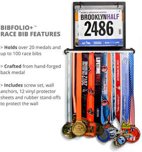 <span class=keywords><strong>Porte</strong></span>-médaille de sport <span class=keywords><strong>porte</strong></span>-médaille de <span class=keywords><strong>gymnastique</strong></span> <span class=keywords><strong>porte</strong></span>-médaille en fer avec bavoir de course - Product Image 2