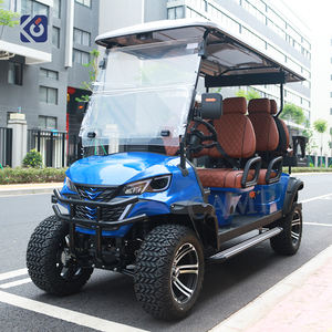 Voiturette de golf électrique à panneau solaire personnalisable pour le camp 6 places Scooter de golf touristique hors route Club Car - Product Image 4