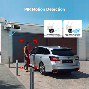 Cámara Domo PTZ Solar Inalámbrica Tuya de 3MP, Bajo Consumo, Audio Bidireccional, Visión Nocturna en <span class=keywords><strong>Color</strong></span>, Impermeable IP66 para Seguridad en Exteriores del Hogar - Product Image 3