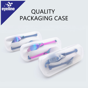 Lunettes de natation Eyeline Jetstream Racing pour adultes, sangle en silicone, anti-buée, étanches, matériau PC haute définition, joint 3D, Wilder - Product Image 6