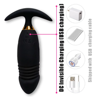 Fernbedienungsfähiger, frequenzumwandelbarer, einziehbarer, tragbarer Vibrator mit leisem, starkem Schock, USB-wiederaufladbar, IPX6 wasserdicht