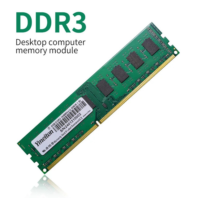 4GB DDR3L Low Voltage ECC Desktop RAM 1600MHz PC3 Ymeiton UDIMM in Stock