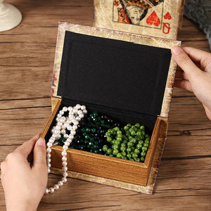 Caja de Almacenamiento de Cartas de Magia, Estilo Clásico, Decorativa, de Madera, para Regalo o Adorno - Product Image 4