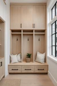 Vermonhouzz Armoires <span class=keywords><strong>d</strong></span>'<span class=keywords><strong>entrée</strong></span> sur mesure haut de gamme de style Japandi avec crochets muraux <span class=keywords><strong>et</strong></span> rangement pour <span class=keywords><strong>chaussures</strong></span> pour hôtel - Product Image 2