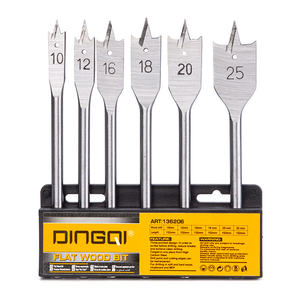 Broca Plana para Madera de Cambio Rápido de Alta Calidad con Vástago Recto DINGQI para Trabajos en Madera - Product Image 1