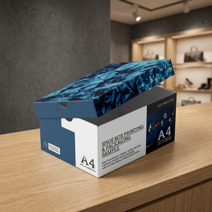 Caja de Cartón Corrugado Impresa Personalizada para Zapatos, Empaque para Exhibición en Tiendas, 100 Piezas - Product Image 4
