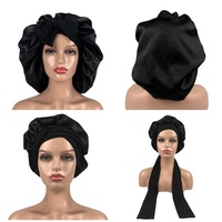 Bonnet en Soie Personnalisé ZB, Bonnet de Nuit en Satin, Couvre-Cheveux avec Bande Réglable, Protection Capillaire, Marque Privée, Fournisseur OEM en Gros