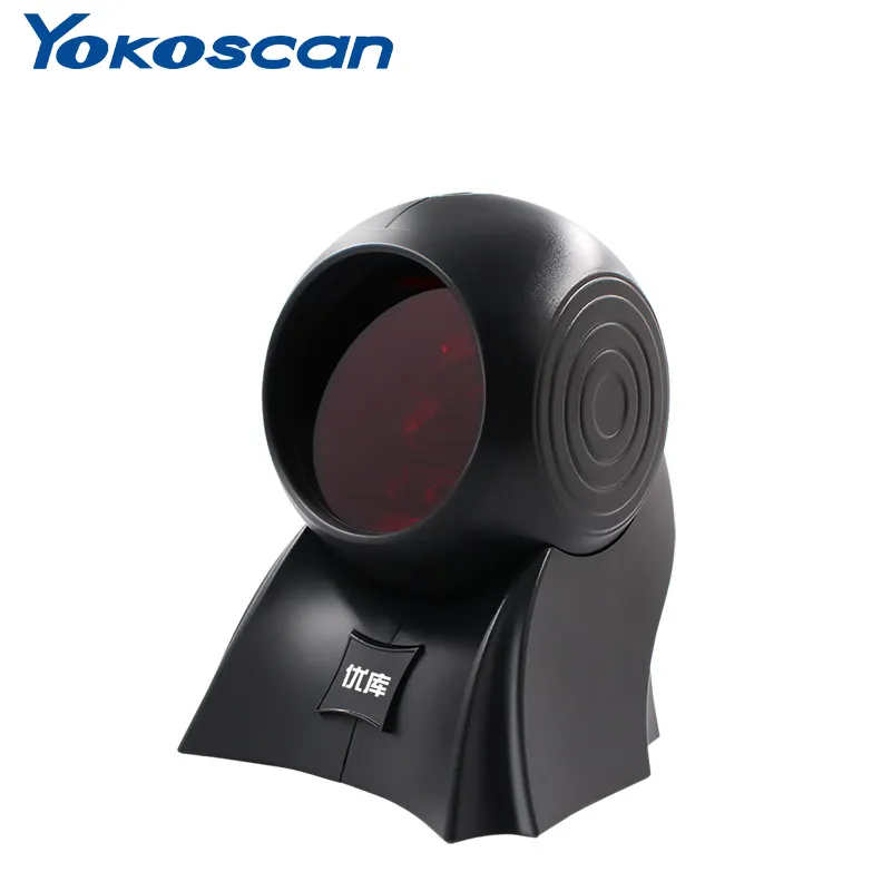 YK-8120 Omni Scanner di Codici A Barre laser scanner con 20 linee laser e in più veloce di decodifica velocità presentazione orbita lettore di