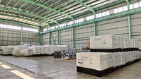 Groupe électrogène diesel industriel 50 kVA 100 kVA, moteur robuste refroidi par eau pour les chantiers de construction et l'alimentation des usines