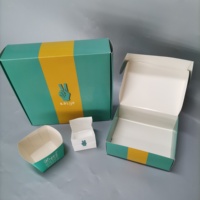 Conception personnalisée avec logo Eco Friend Boîte à beignets pliable avec impression de qualité alimentaire Boîtes d'emballage en papier macaron