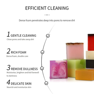 Jabón Facial Personalizado con Logotipo, Jabón de Belleza, Limpieza Profunda, Control de Grasa, Hidratante, Jabón Corporal con Aroma a Rosas, Para Todo Tipo de Piel, Jabón Artesanal - Product Image 3