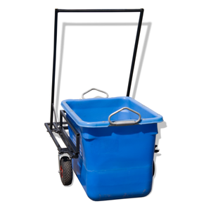 Reinforced <strong>Tub</strong> Transport Trolley Powder Coated Universal Container <strong>Dolly</strong> for Heavy Duty Plastic Mixing <strong>Tubs</strong> - Product Image 1