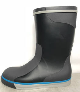 Bottes de marin en caoutchouc pour hommes, nouvelle mode, bottes en bateau, pont principal en caoutchouc - Product Image 2