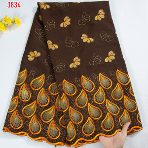 3834 Lafaya cristalli di <span class=keywords><strong>cotone</strong></span> africano tessuto di pizzo di alta qualità 2024 svizzero tessuto di pizzo per cucire donne <span class=keywords><strong>abiti</strong></span> <span class=keywords><strong>da</strong></span> festa di nozze - Product Image 4