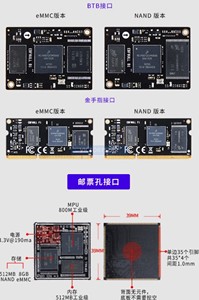 Wildfire <strong>imx6ull</strong> Btb Interface Linux Core Board <strong>Imx6ull</strong> ARM A7 800M main frequency <strong>iMX6ULL</strong> - Product Image 3