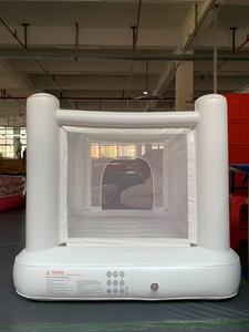 Casa de juegos para niños inalámbrica silenciosa hermética Blanca todo en uno Mini puente que rebota Castillo de rebote inflable Venta - Product Image 4
