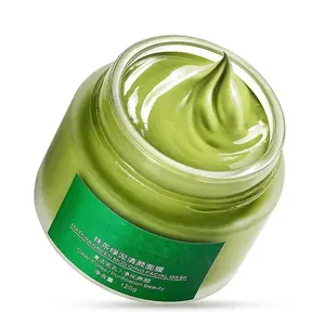 Private Label reine Minze erfrischende Anti-Aging-Kollagen Ton Gesichts maske Natur