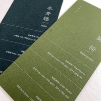 New Hot Sale Color Cardboard Artist Green Series Colored Paperboard Sheets for Binding Gift Box Menus