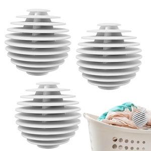 Boules à linge réutilisables, boule de nettoyage anti-enroulement, adoucissant pour le linge, articles ménagers, produits de nettoyage pour vêtements - Product Image 1