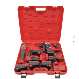 Juego de Herramientas Eléctricas Multifunción 4 en 1 de Acero Inoxidable con Batería de Litio Roja de 21 V y Estuche Rígido para Reparaciones - Product Image 3