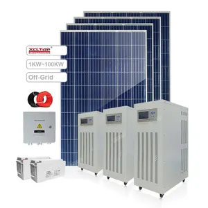 ALLTOPハイブリッドオングリッドオフグリッドオン/オフ10kwソーラーエネルギーシステム家庭用太陽光発電システム用3フェーズ
