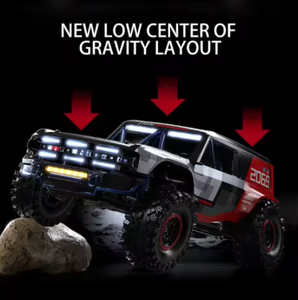 Voiture télécommandée RC MJX Hyper 1/8 échelle, moteur brushless H8P, 4 roues motrices, tout-terrain, Ford Bronco <span class=keywords><strong>Baja</strong></span> <span class=keywords><strong>1000</strong></span>, simulation d'escalade, jouet voiture RC - Product Image 5