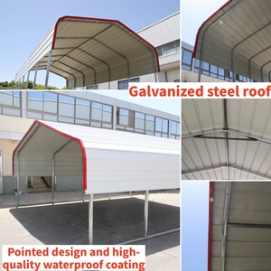 <span class=keywords><strong>Kit</strong></span> de carport moderne en métal à <span class=keywords><strong>prix</strong></span> de gros, certifié CE, abri durable en acier galvanisé avec protection en zinc pour véhicule - Product Image 3