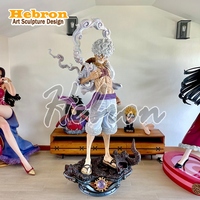 Vente en gros - Figurine d'action en résine de Luffy Gear 5 taille réelle pour la décoration de la maison