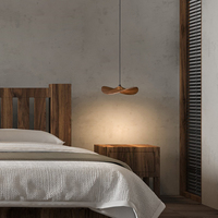 Nouvelles lampes suspendues pour restaurant chinois en bois, style japonais, silencieuses, créatives, rétro, en bois massif.