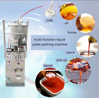 BRENU – joint au milieu du dos, Ketchup, pâte de Sauce, petit Sachet, remplissage, scellage, Machine d'emballage, Stock 3 ou 4 côtés
