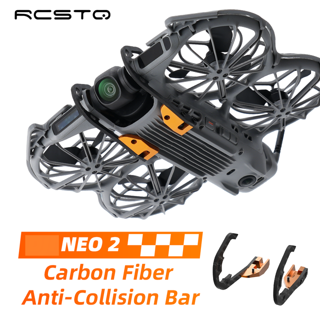 For Neo 2 Carbon Fiber Anti-Collision Bar Gimbal Protection Bar Lens Bumper Carbon Fiber Crash Guard Neo 2 Accessories
