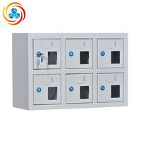 Casier électronique en acier en libre-service avec chargement USB, étanche, durable, portable, pour le stockage de téléphones portables en intérieur/extérieur