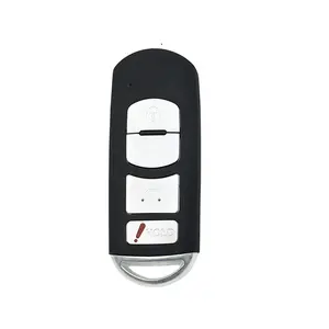 बिना चाबी प्रविष्टि 3 + 1 4 बटन दूरस्थ स्मार्ट कार कुंजी एफओबी खोल खाली कवर मामले के लिए माज़दा 3 5 6 CX- 7 CX - 9